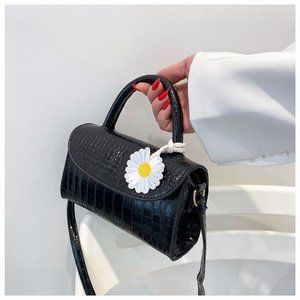 Crocodile pattern small bag new simple single shoulder bag